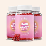 3 Dosen Hair Glow Gummies im Set