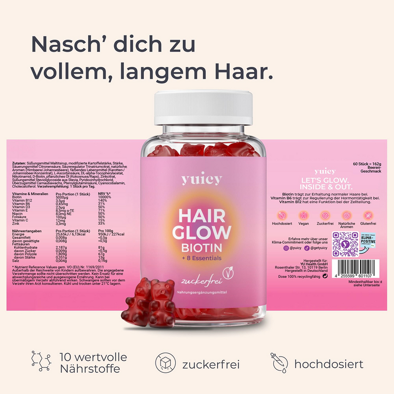 Haar-Vitamin Gummibärchen & Kids-Mulitvitamin Set