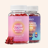 Haar-Vitamin Gummibärchen & Kids-Mulitvitamin Set