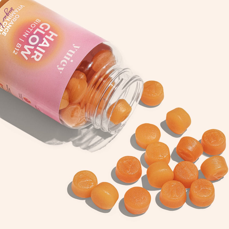 Hair Glow Gummies - Orange