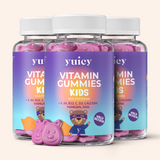 yuicy® Multivitaminpräparate für Kinder in kindgerechter Verpackung als Gummibärchen