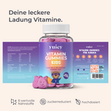 yuicy® Vitamindose für Kinder ab 2 Jahre – fruchtige Gummibärchen mit natürlichen Inhaltsstoffen in leuchtender Verpackung